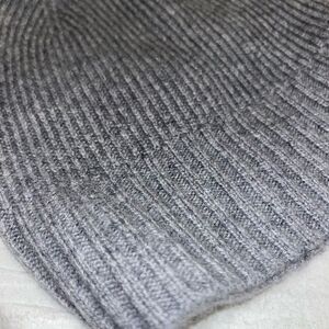 NWT  Nordstrom 100% Cashmere Beanie In Gray